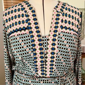 Melissa Masse Maxi Long Sleeved Dress